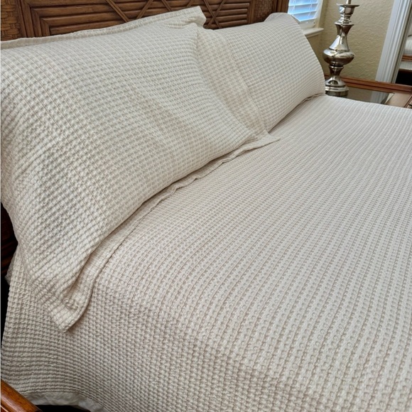 Restore Home 3 Piece Queen Duvet Cover and Shams Cream - Picture 3 of 13
